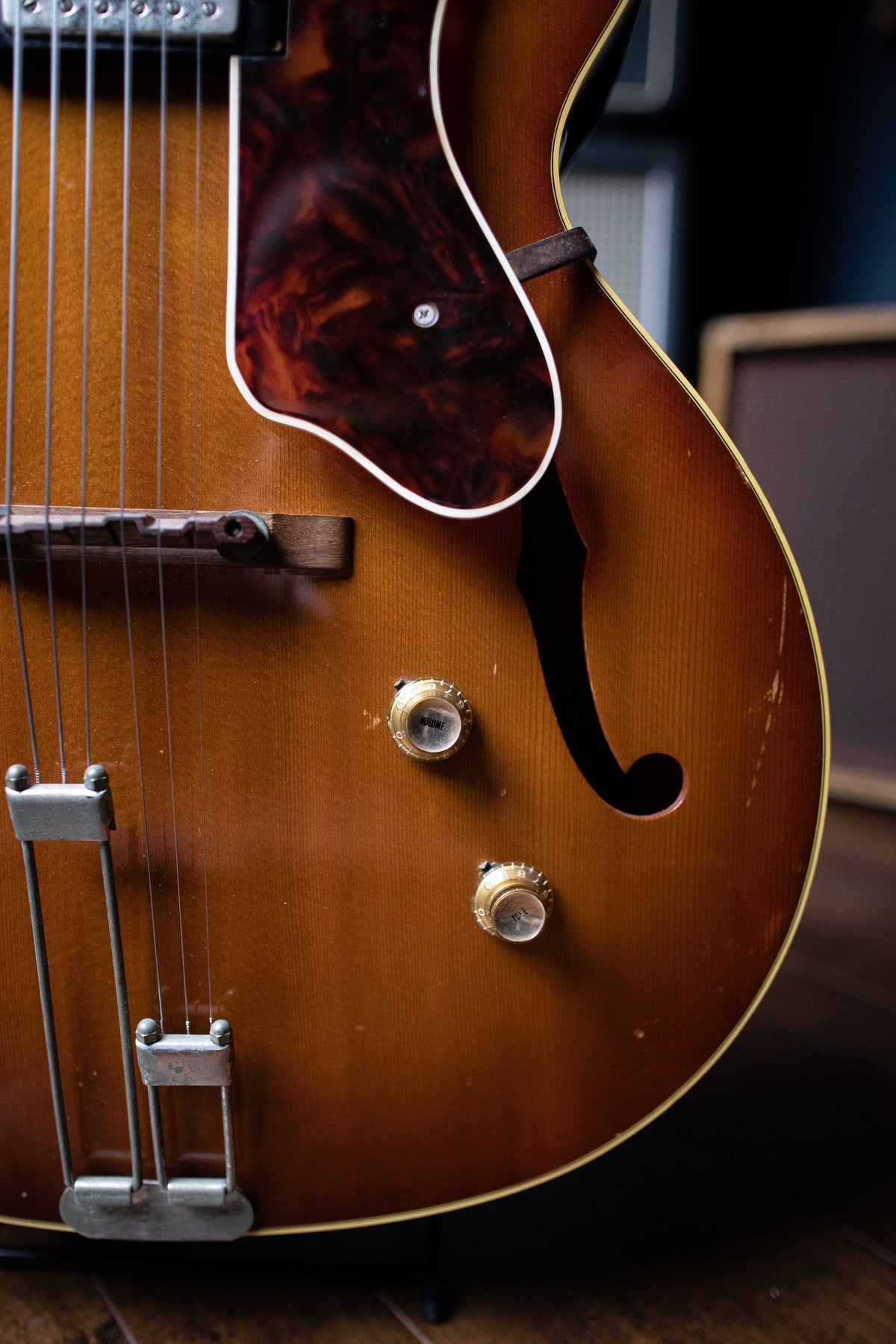 1964 Epiphone Triumph Electric Guitar - Tinted Dark Natural