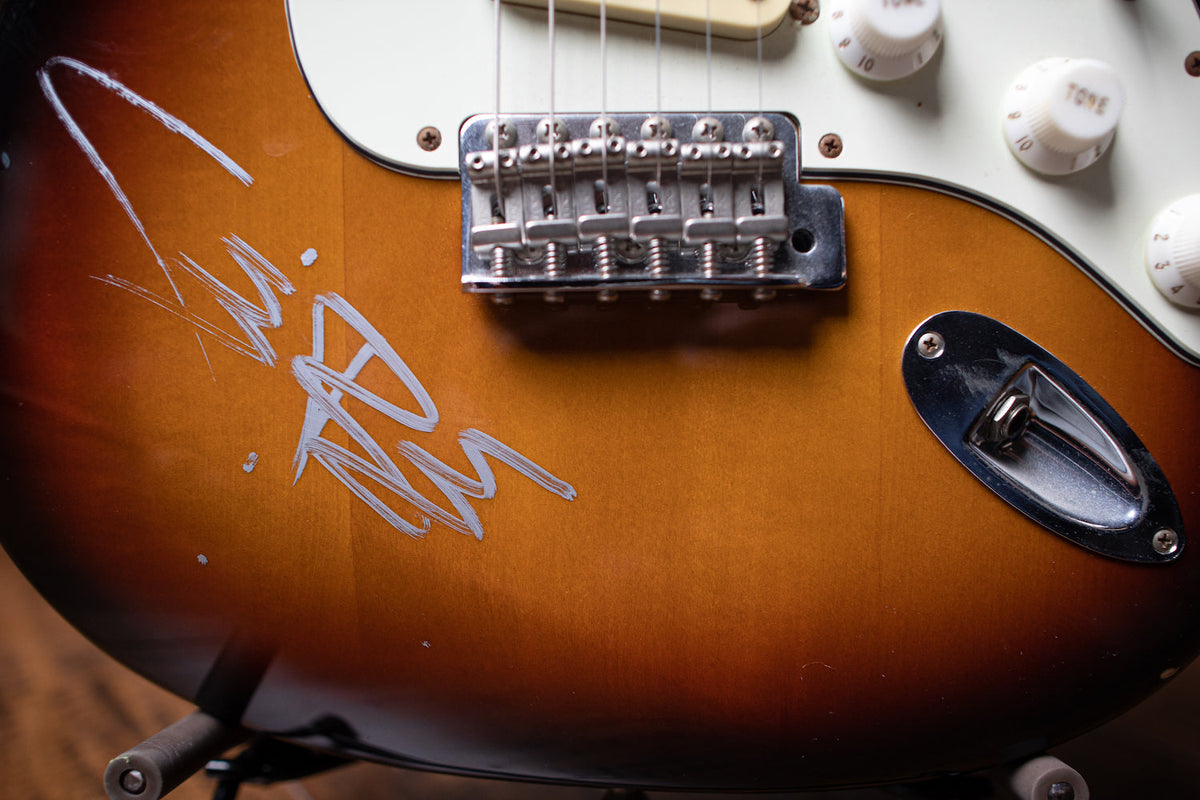 1990’s Fender Stratocaster Electric Guitar [Signed by Cream] - Sunburst