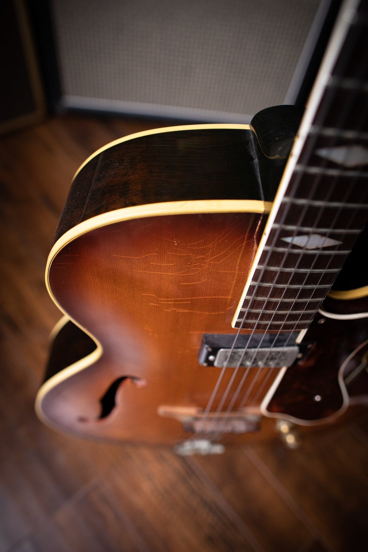 1964 Epiphone Triumph Electric Guitar - Tinted Dark Natural