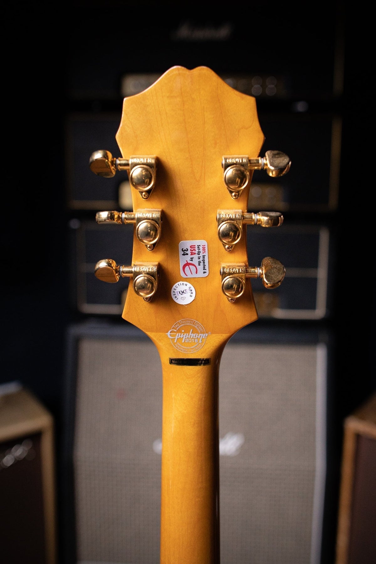 Epiphone Broadway Hollowbody Electric Guitar - Vintage Natural