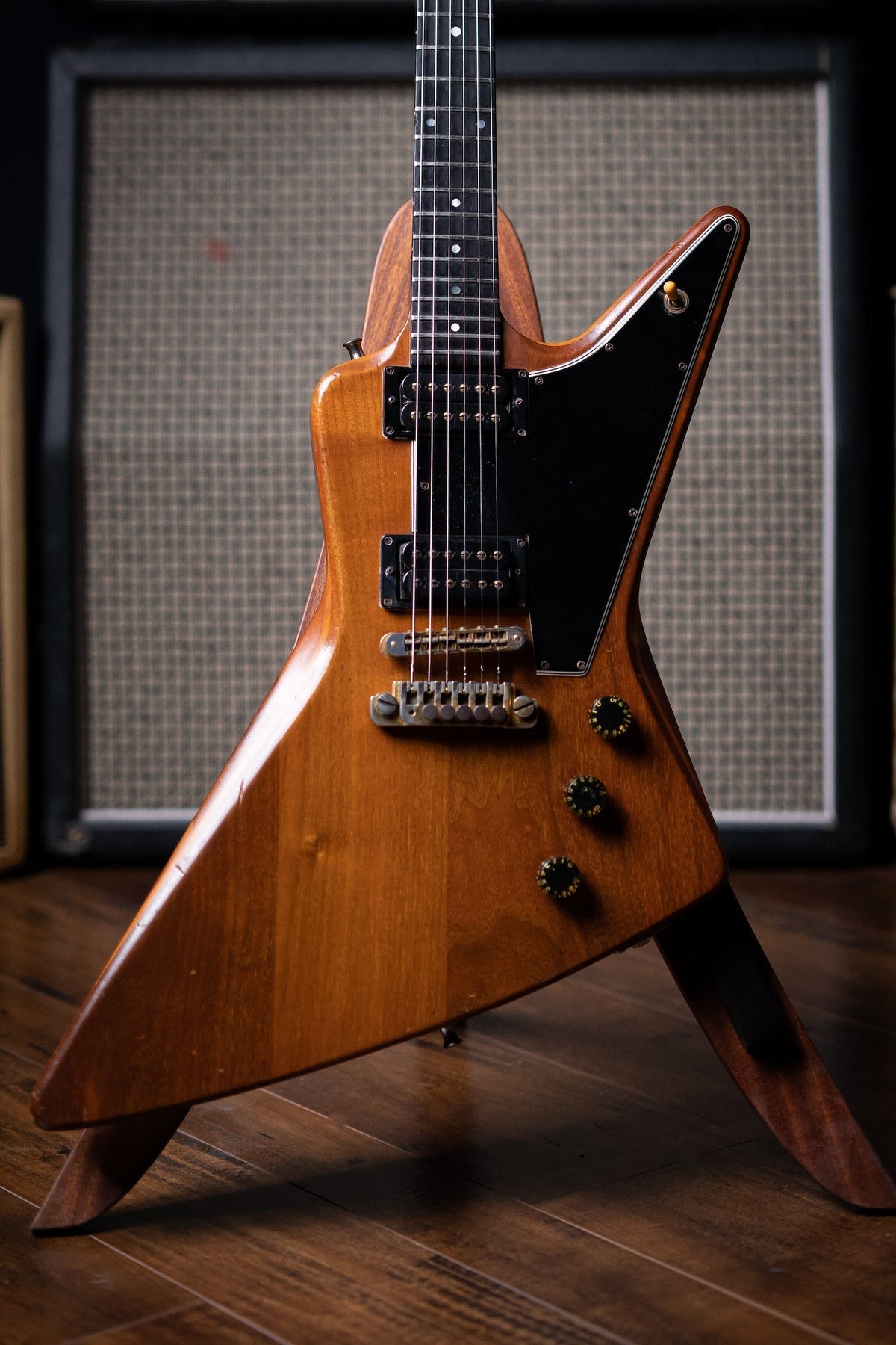 1980 Gibson Explorer E2 Electric Guitar - Natural