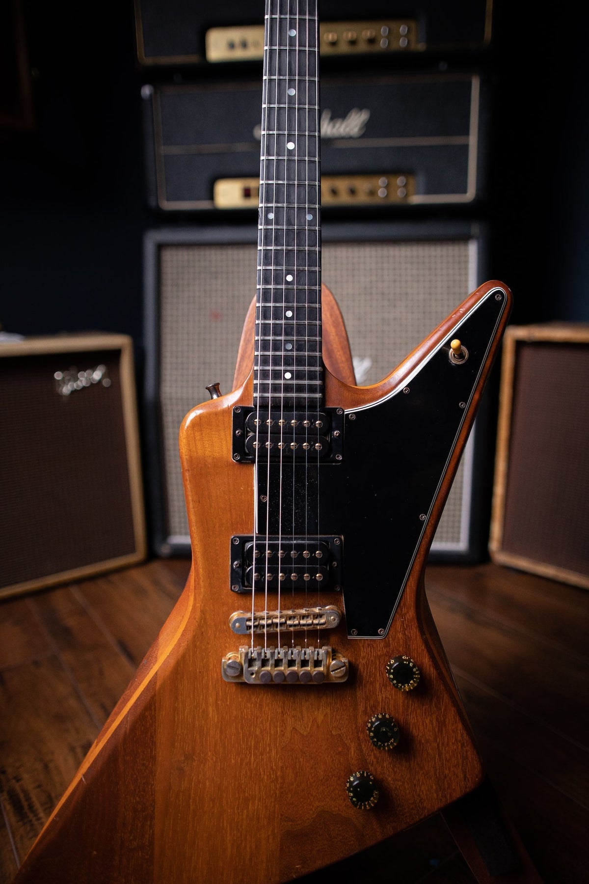 1980 Gibson Explorer E2 Electric Guitar - Natural