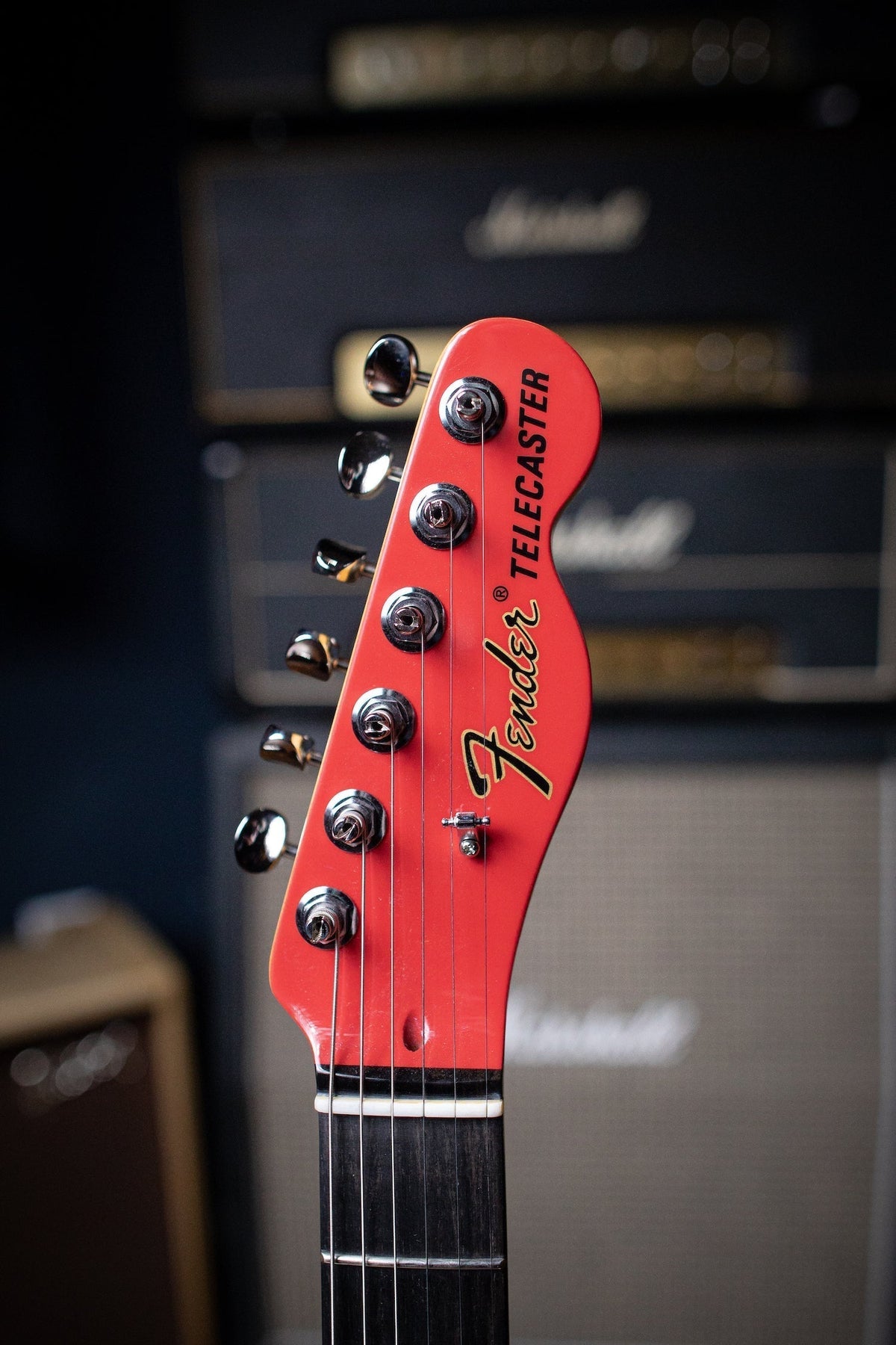 Fender Thinline Telecaster Limited Edition Electric Guitar - 2-Tone Fiesta Red
