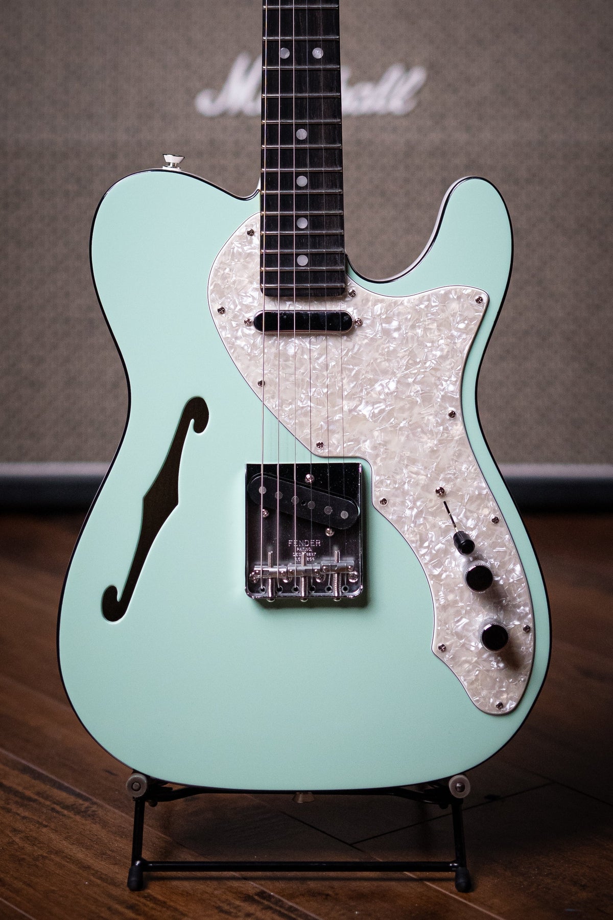 Fender Thinline Telecaster Limited Edition Electric Guitar - 2-Tone Surf Green