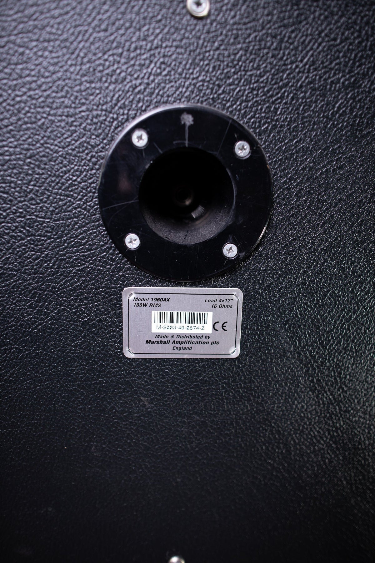 2003 Marshall 1960AX Slant Extension Cabinet