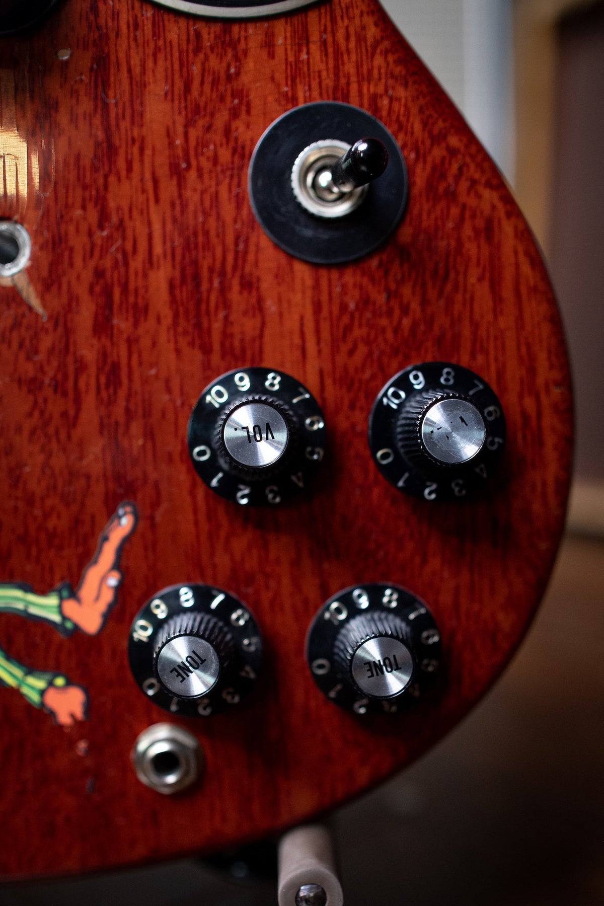 Gibson Tony Iommi "Monkey" 1964 SG Special Replica Right Handed Electric Guitar - Aged Cherry