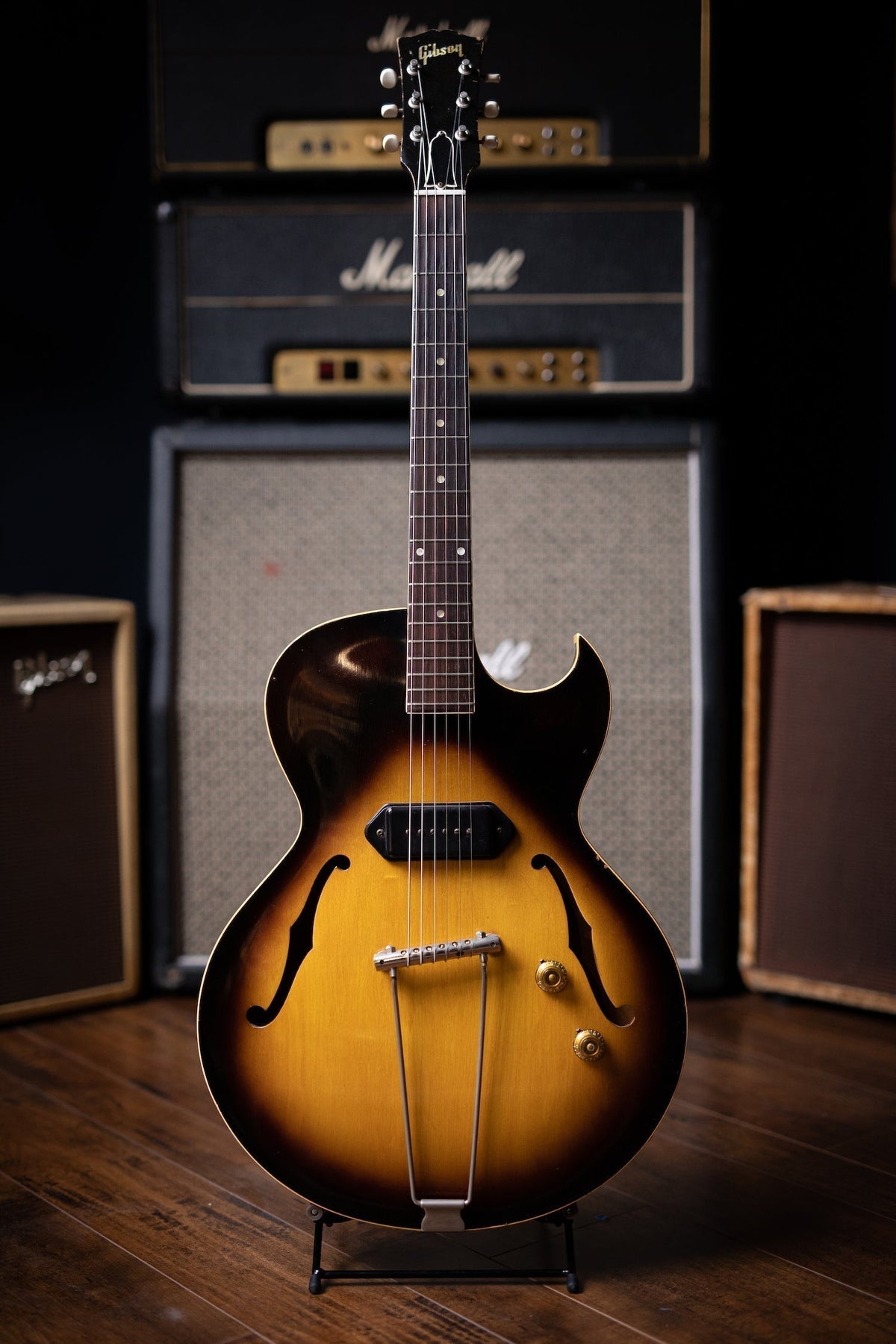 1955 Gibson ES-225T Electric Guitar - Sunburst