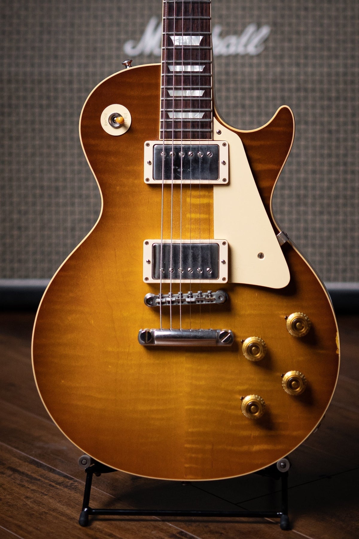 2018 Gibson Custom Shop 1958 Les Paul Reissue R8 Electric Guitar - Lemon Burst