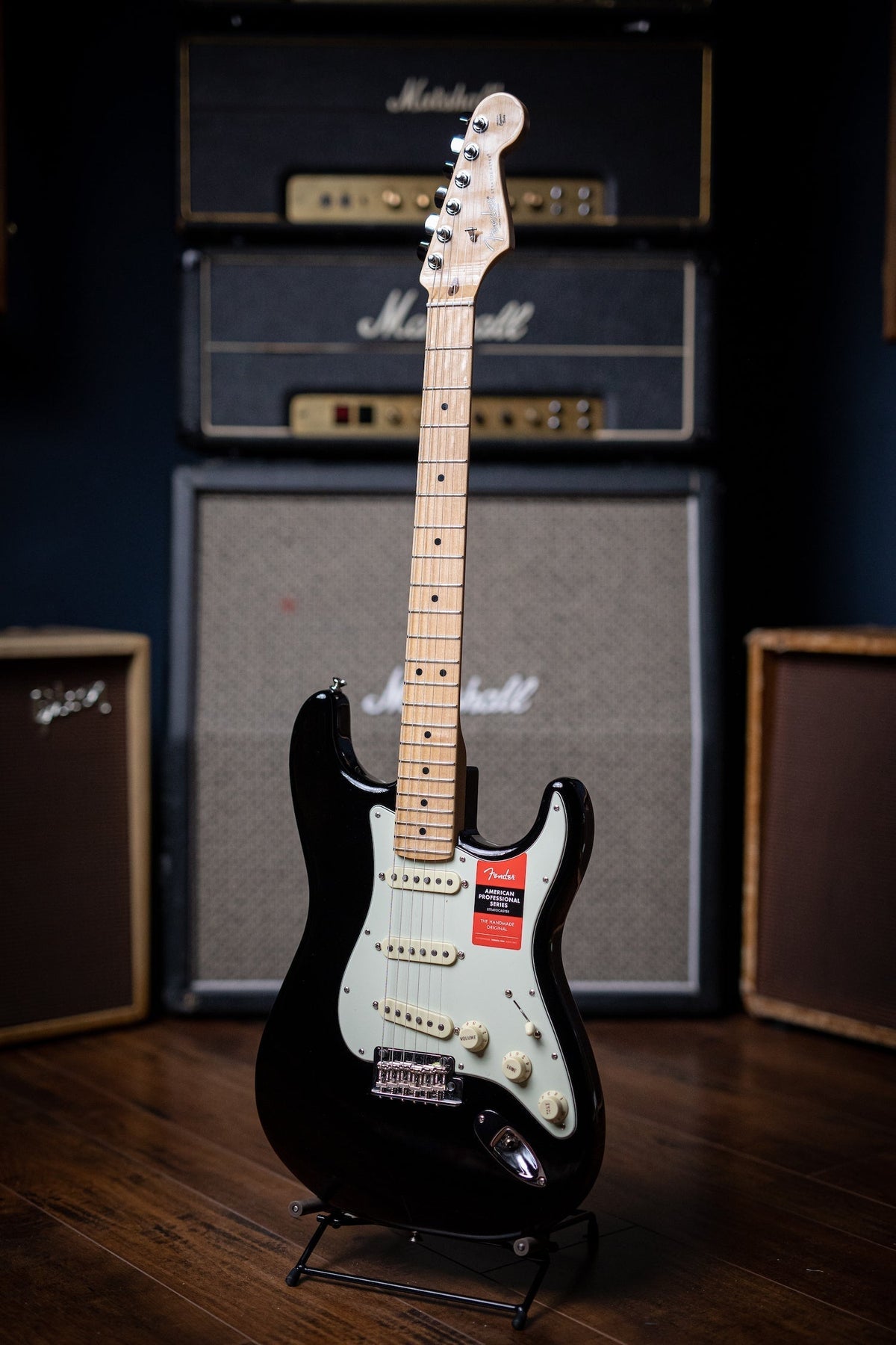 Fender American Professional Stratocaster Electric Guitar - Black