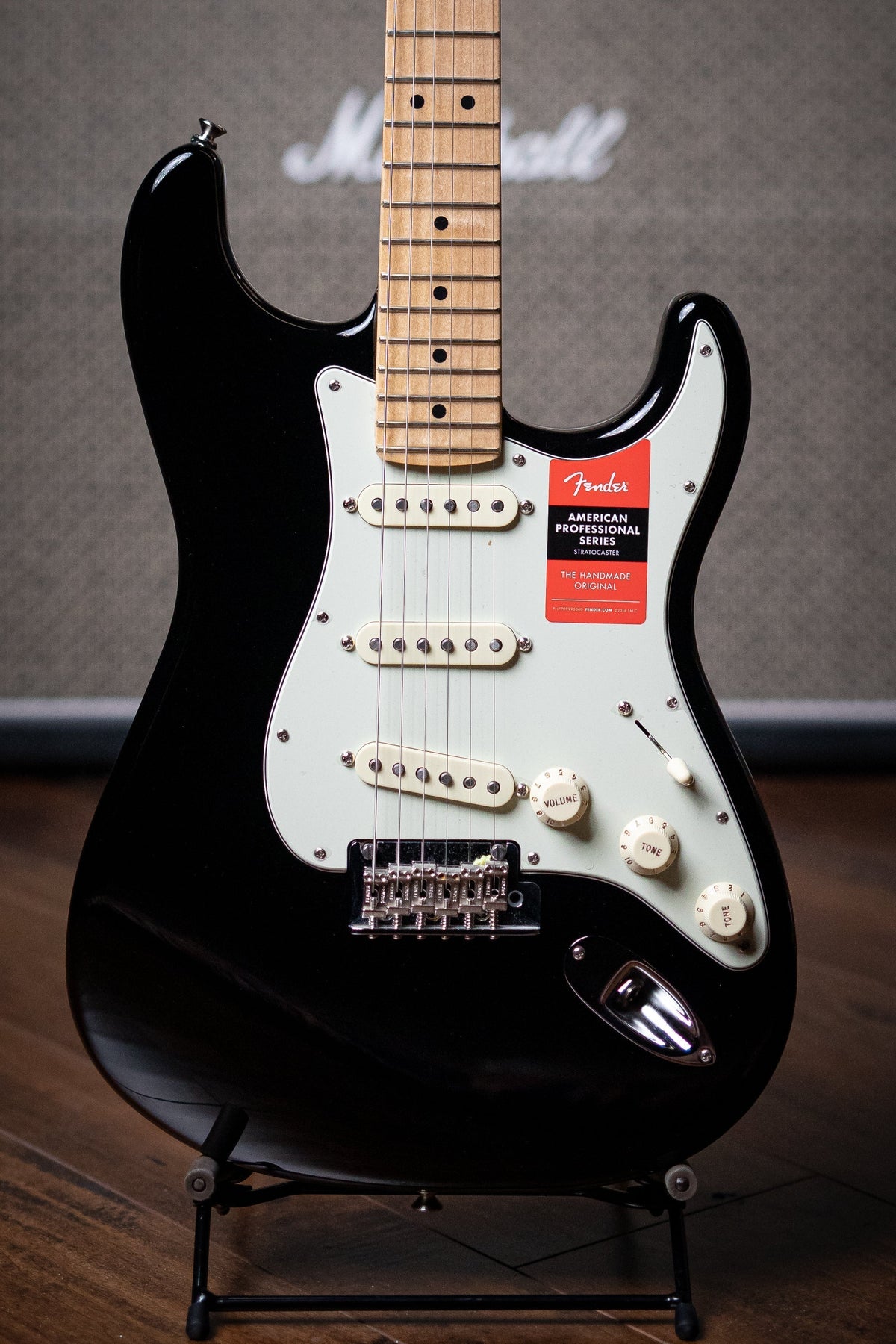 Fender American Professional Stratocaster Electric Guitar - Black