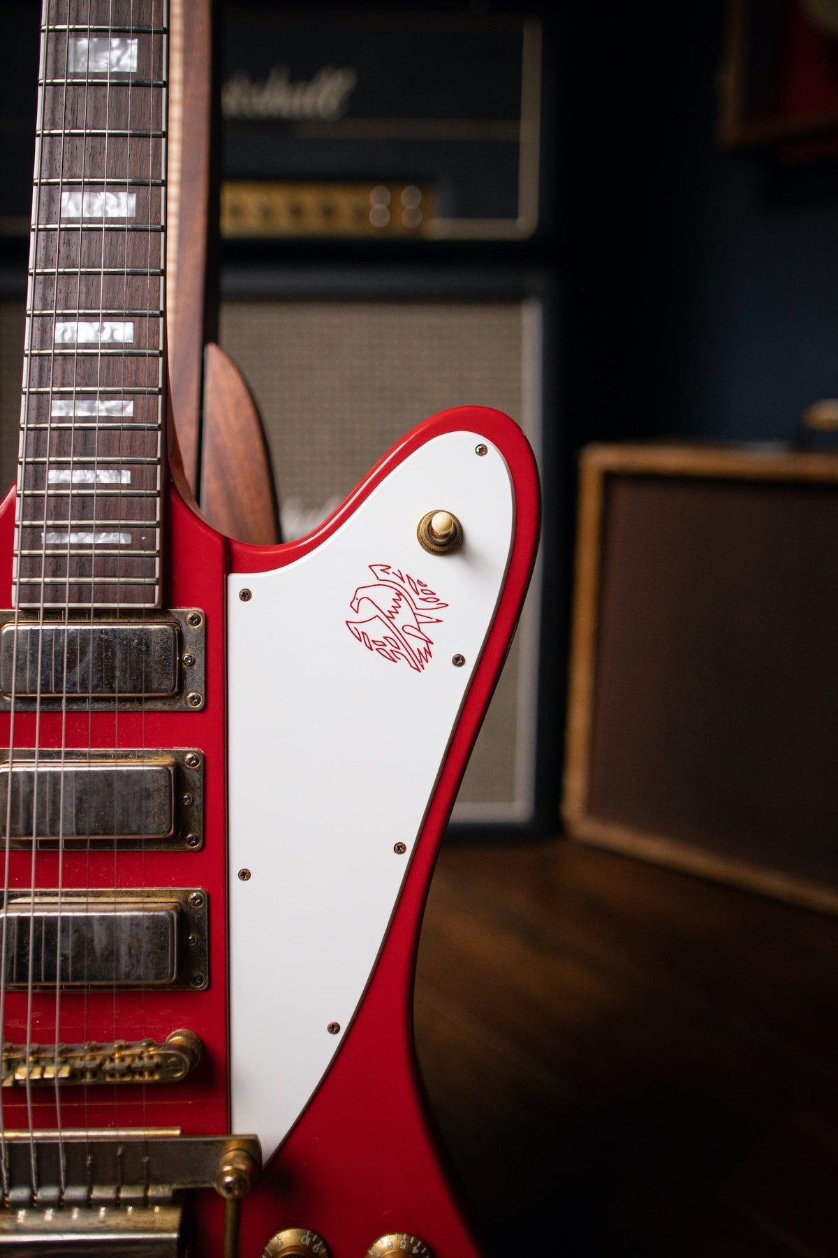 2002 Epiphone Firebird VII Electric Guitar - Red