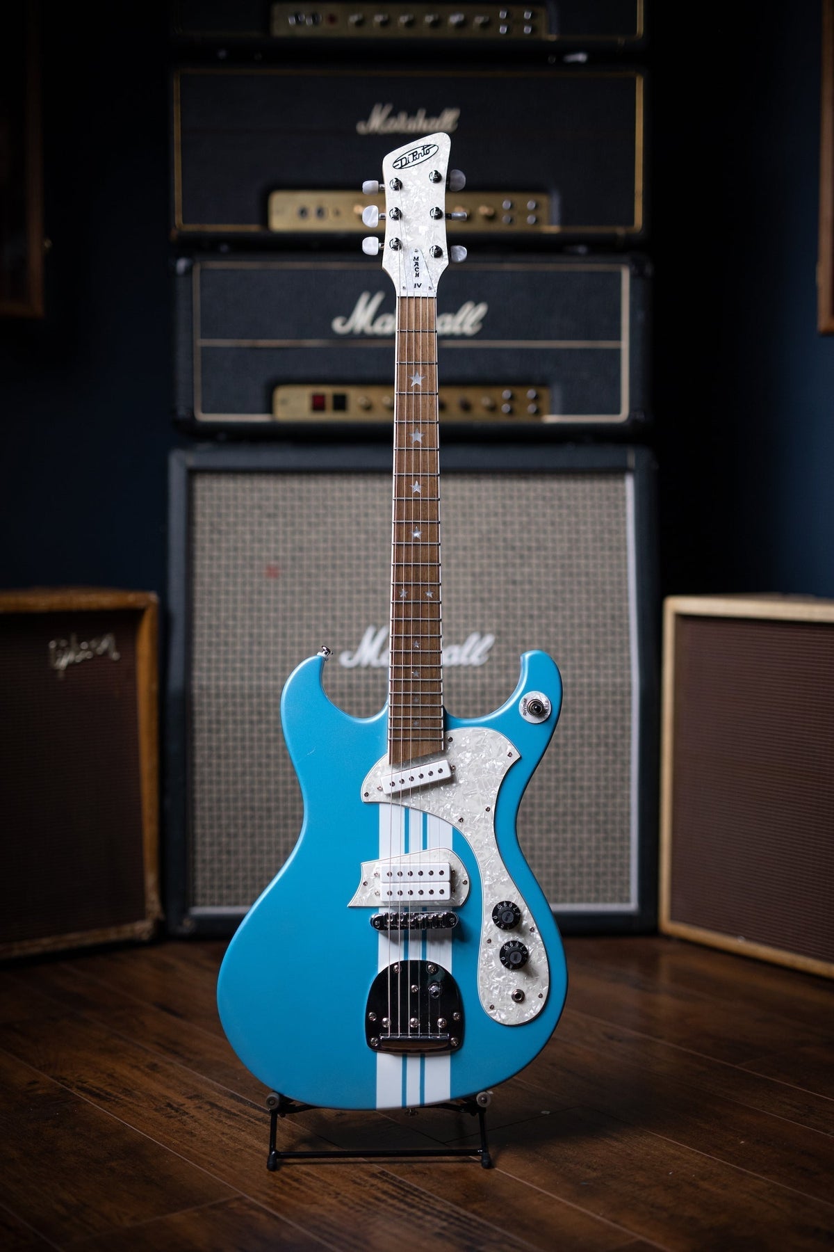 2005 Di Pinto Mach IV Electric Guitar - Sonic Blue