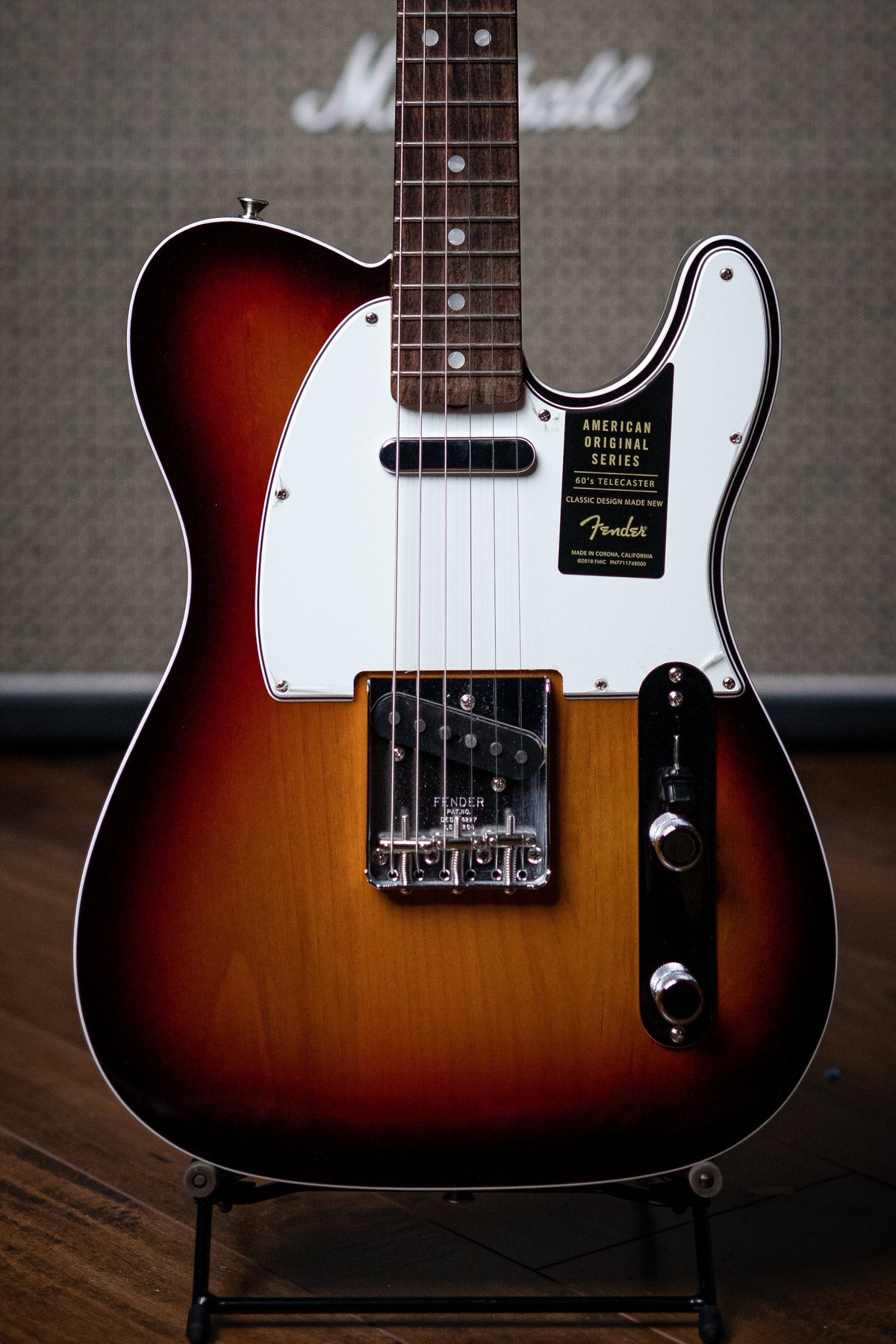 Fender American Original ‘60s Telecaster Electric Guitar - 3 Color Sunburst