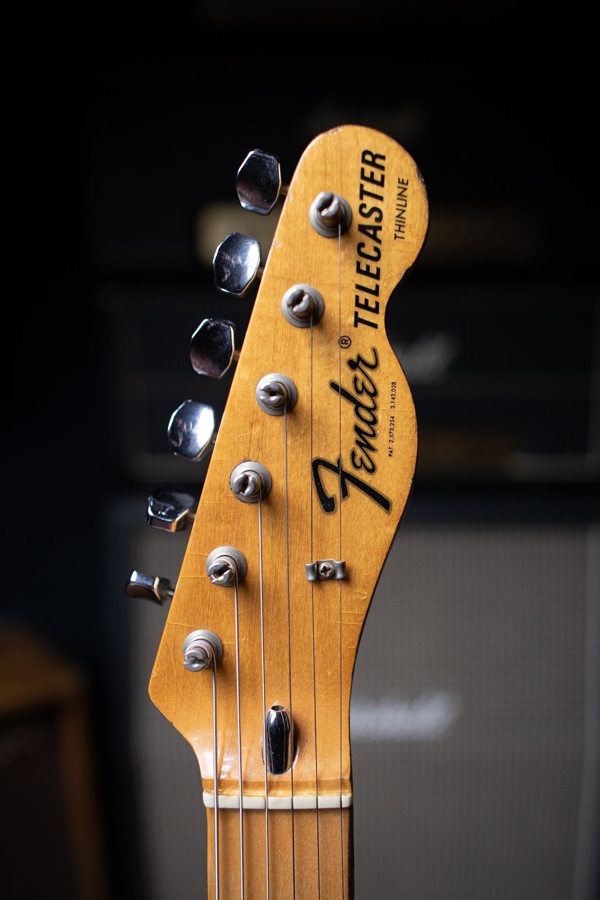 1973 Telecaster Thinline Electric Guitar - Black