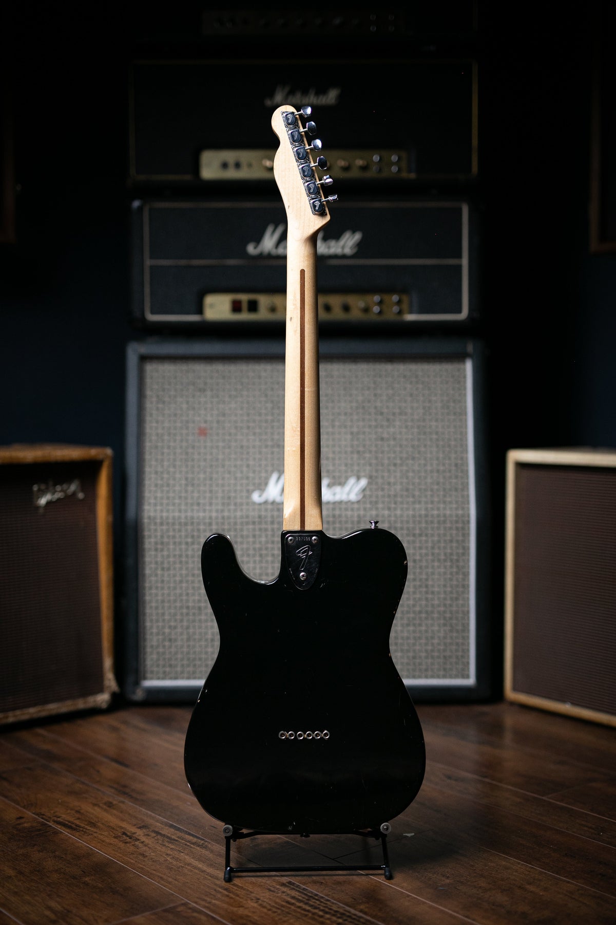 1973 Telecaster Thinline Electric Guitar - Black