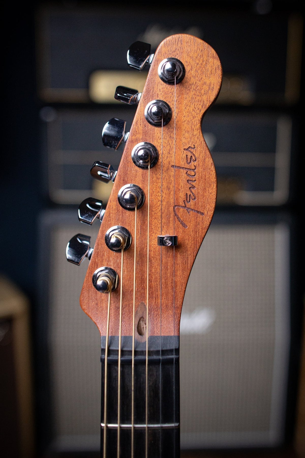 Fender American Acoustasonic Telecaster Electric Guitar - Sunburst