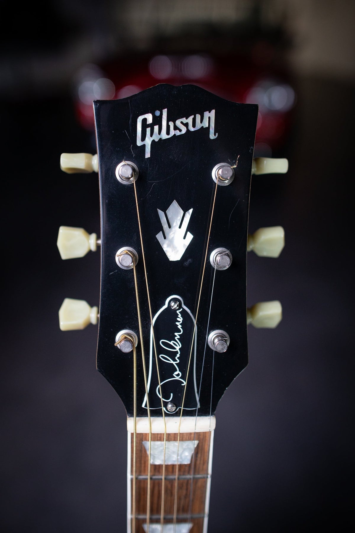 2006 Gibson J-160E Peace Model John Lennon Acoustic-Electric Guitar - Natural