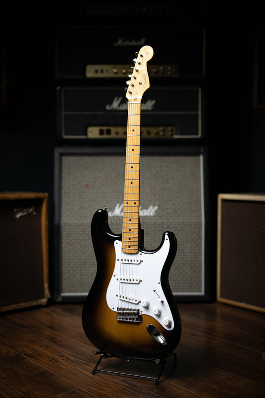 1983 Fender/Squier Stratocaster Electric Guitar - 2 Tone Sunburst