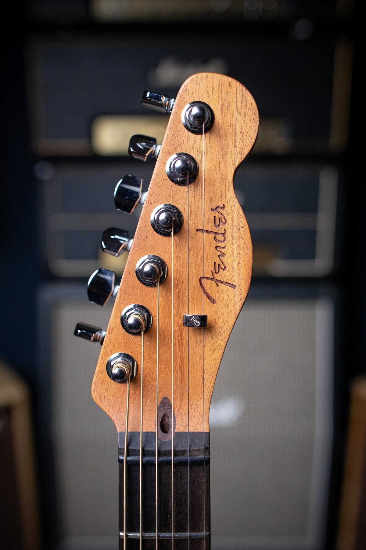 Fender American Acoustasonic Telecaster Electric Guitar - Green