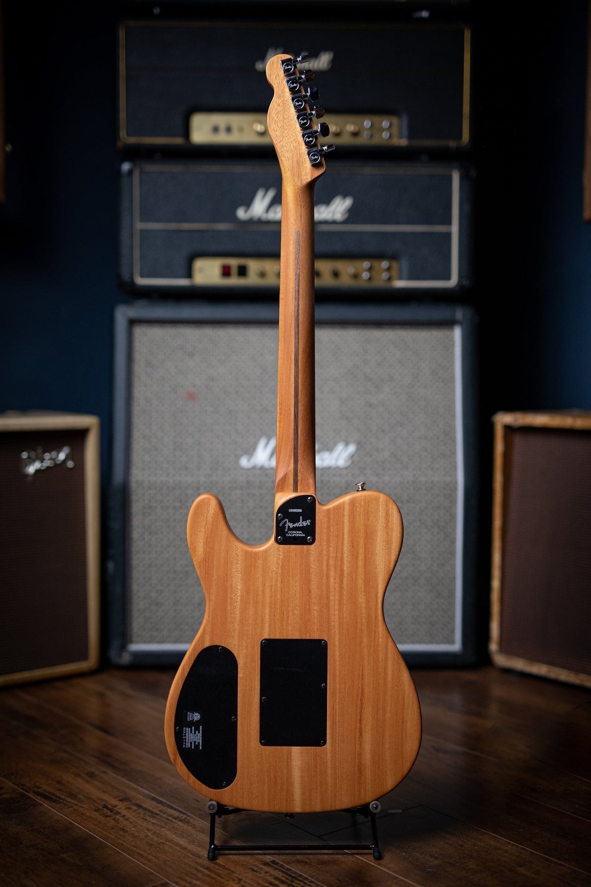 Fender American Acoustasonic Telecaster Electric Guitar - Green