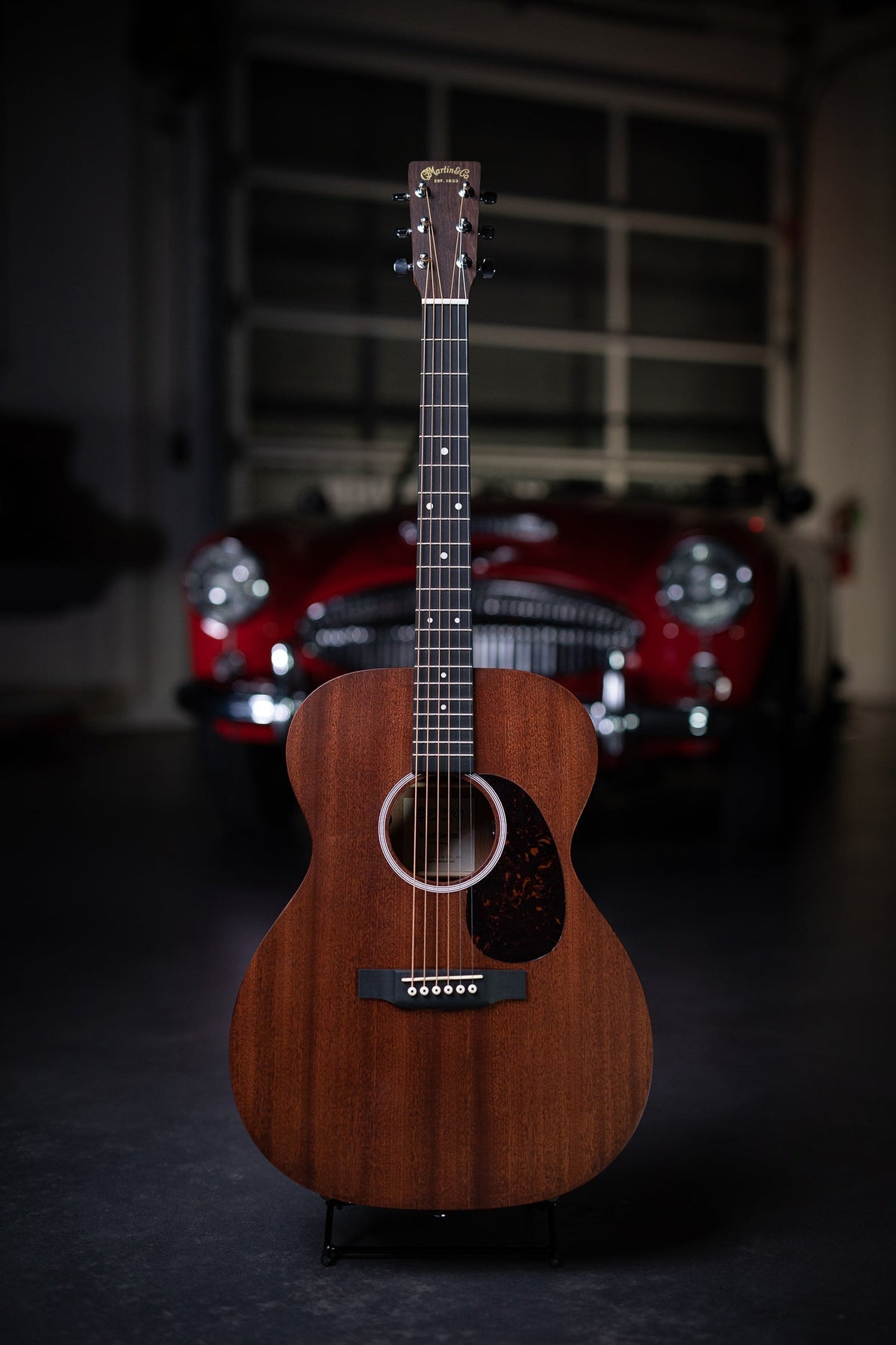 Martin 000-10E Acoustic-Electric Guitar - Natural Sapele