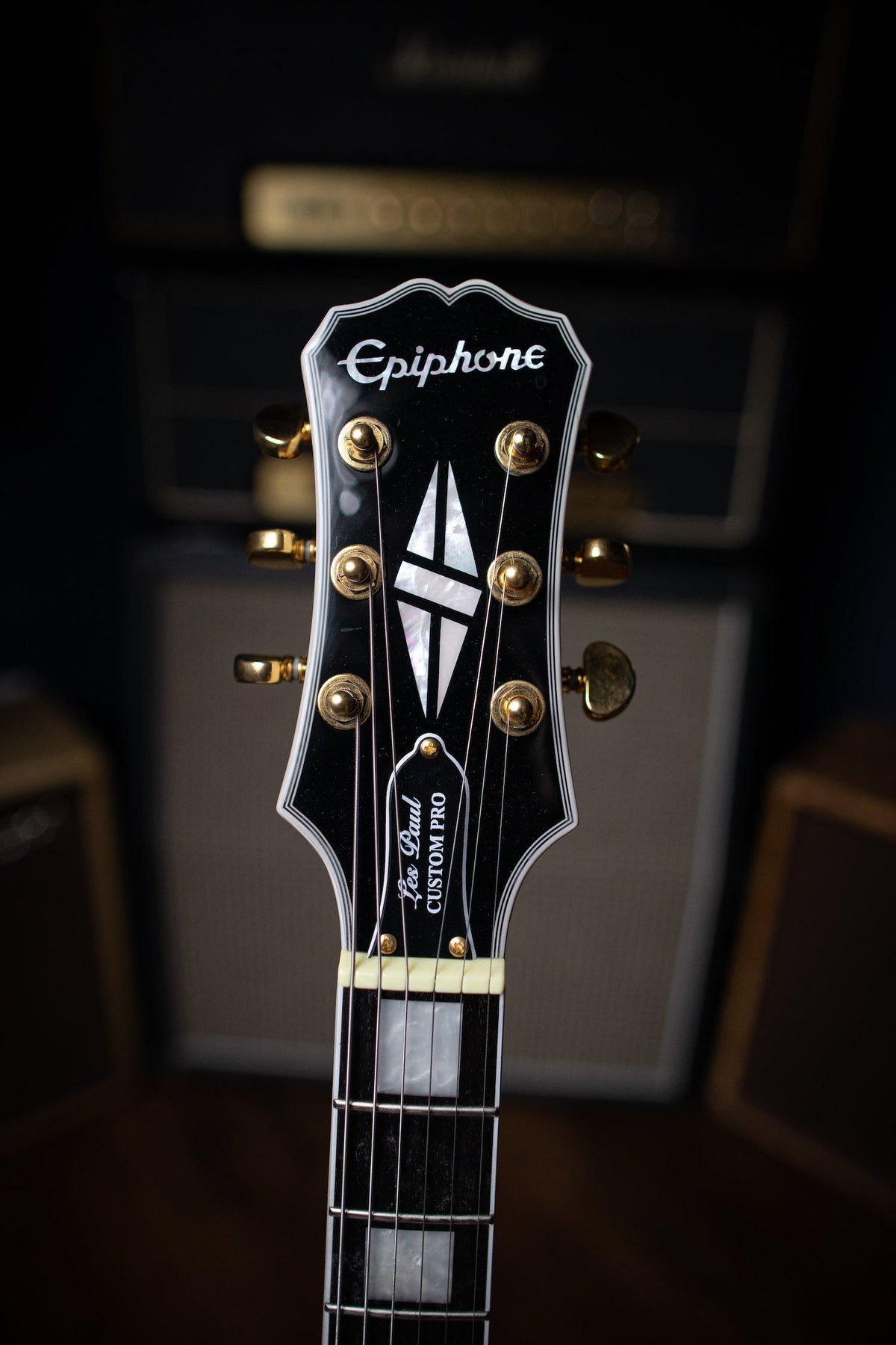 Epiphone Les Paul Custom Pro Electric Guitar - Alpine White