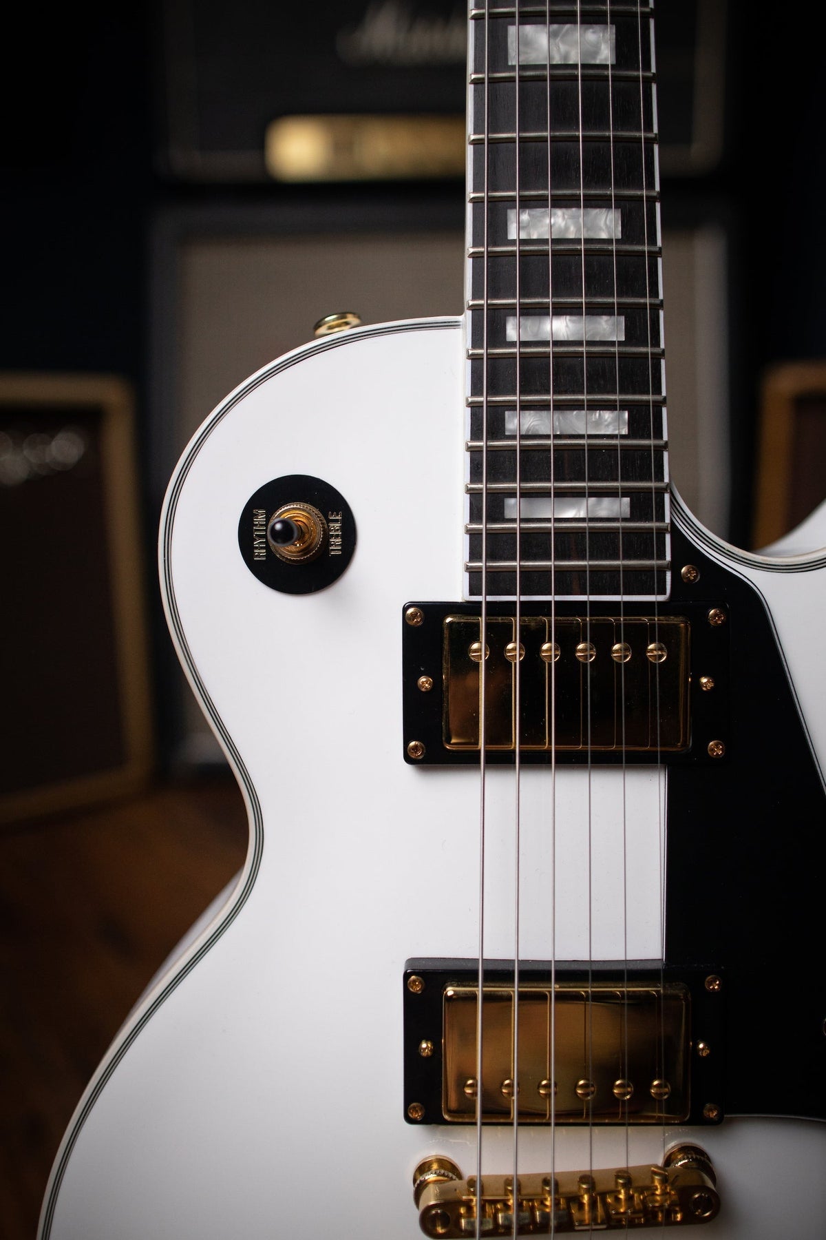 Epiphone Les Paul Custom Pro Electric Guitar - Alpine White