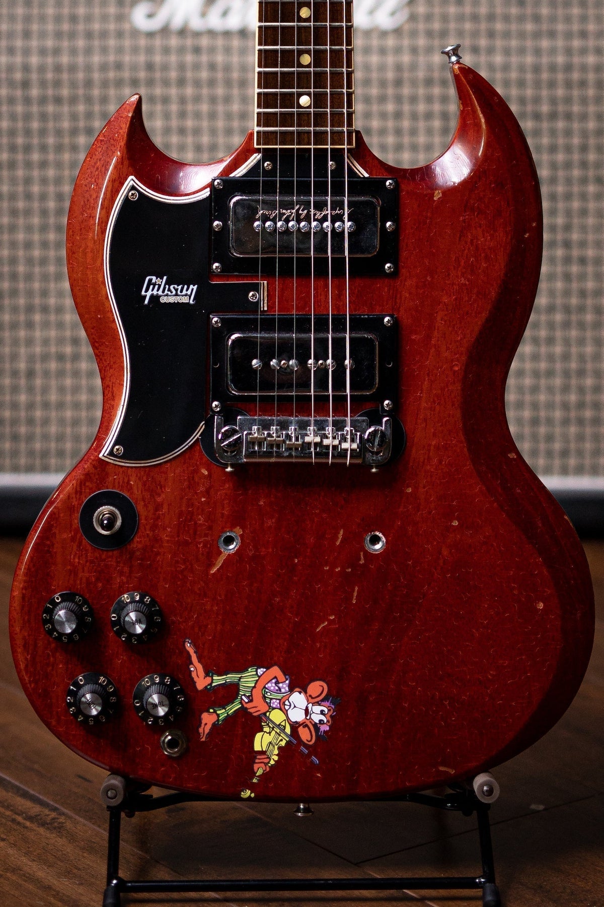 Gibson Tony Iommi "Monkey" 1964 SG Special Replica Left Handed Electric Guitar - Aged Cherry