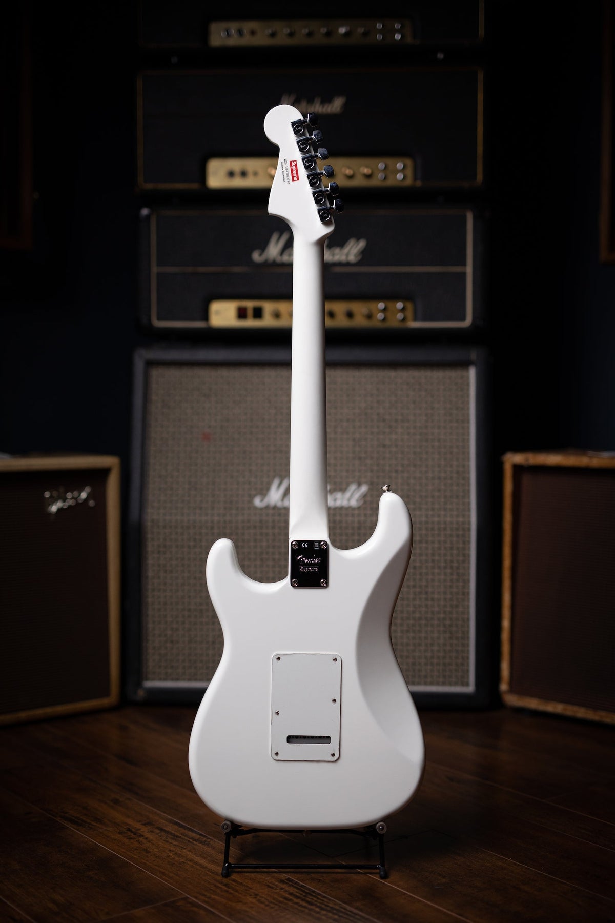 2017 Fender "Supreme" Stratocaster Electric Guitar - White
