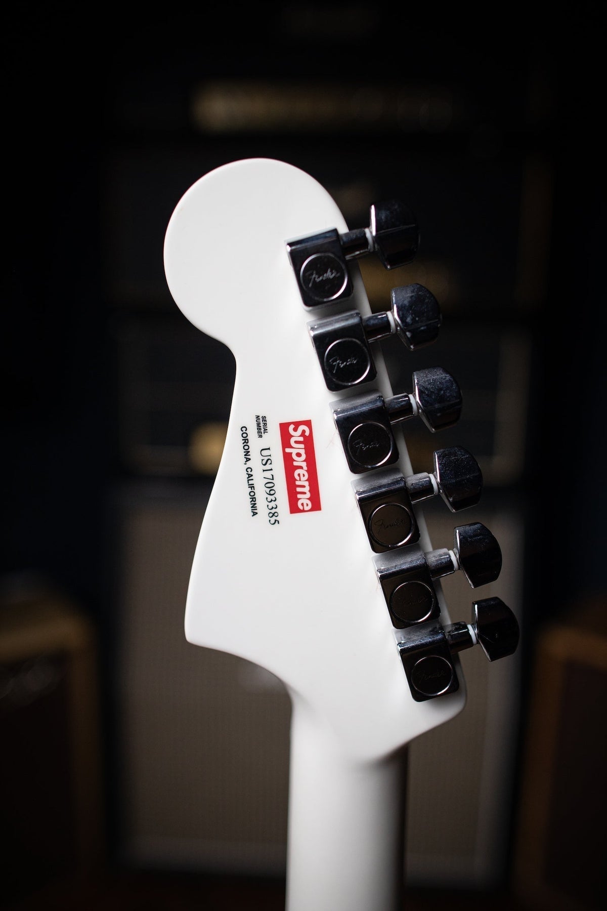 2017 Fender "Supreme" Stratocaster Electric Guitar - White
