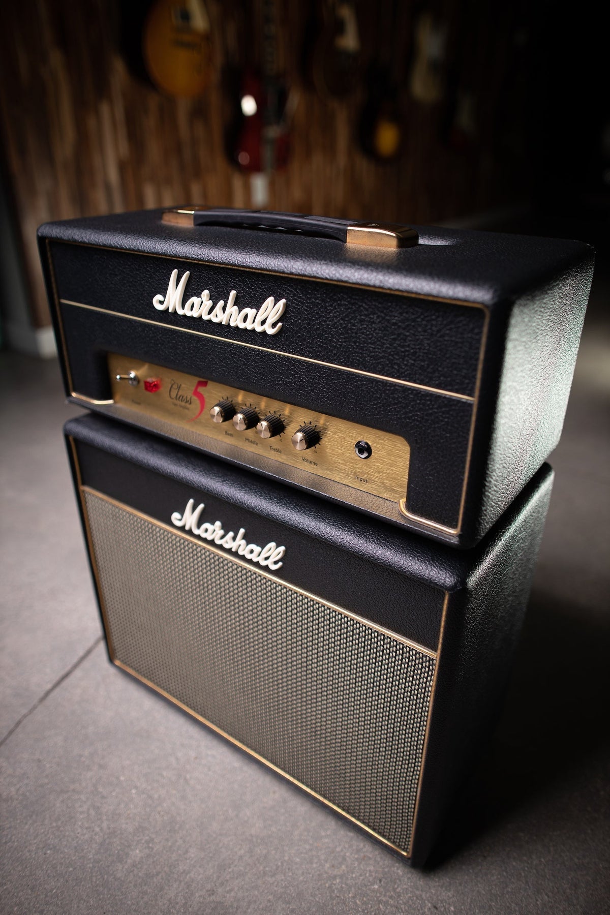 2011 Marshall Class 5 Tube Head and Extension Cabinet