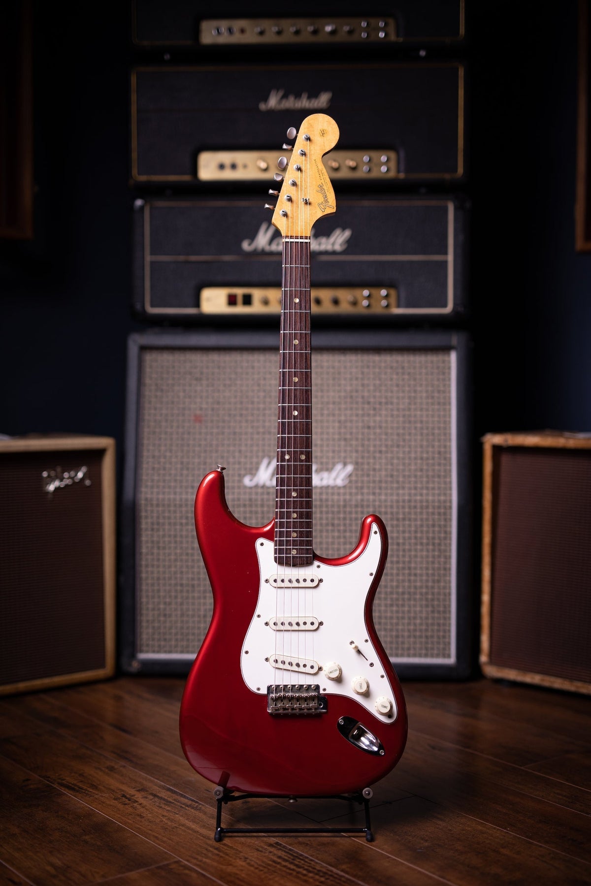 1966 Fender Stratocaster Electric Guitar - Candy Apple Red