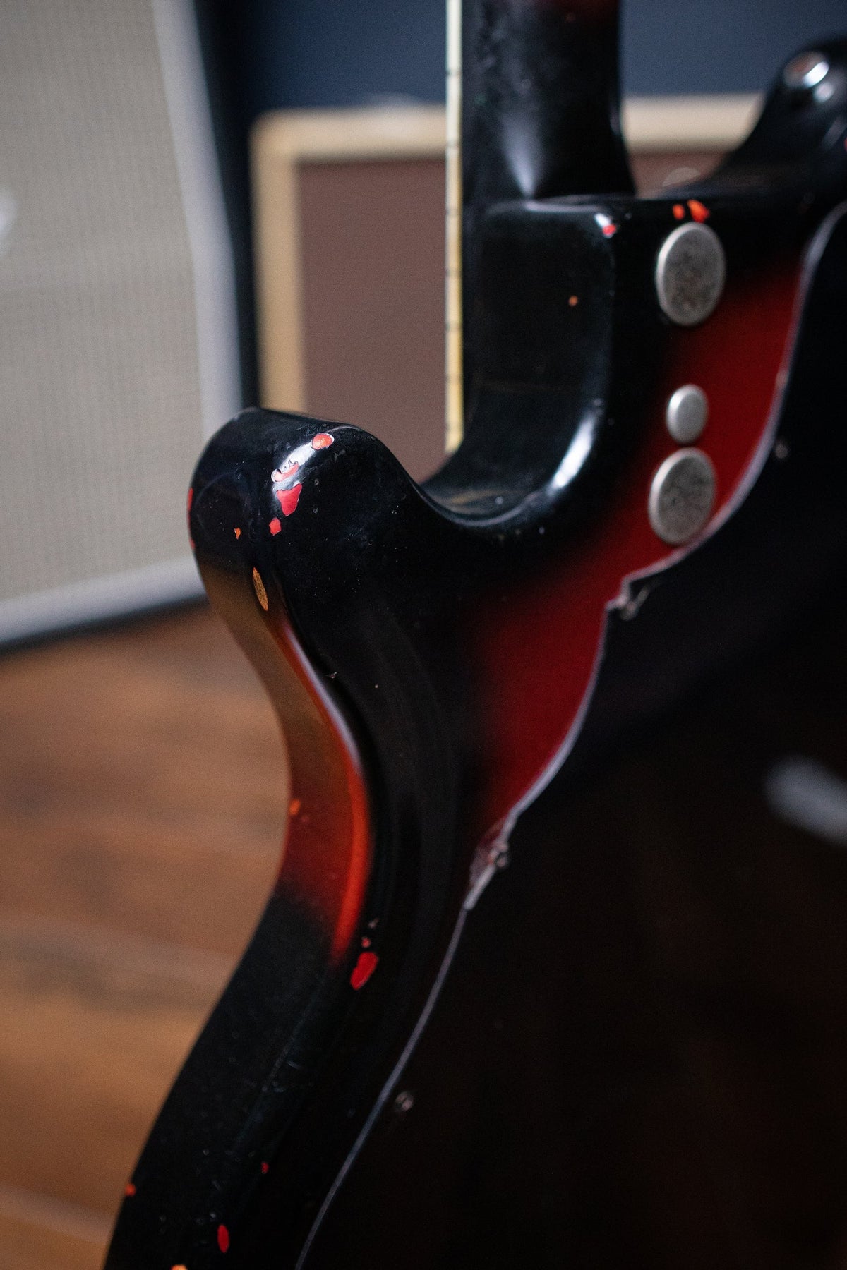 1964 National Val Pro 82 Electric Guitar - Red Burst
