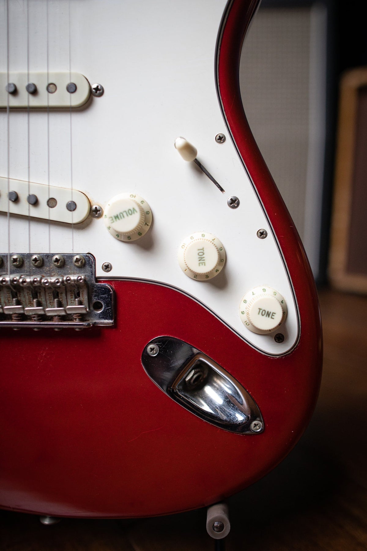 1966 Fender Stratocaster Electric Guitar - Candy Apple Red