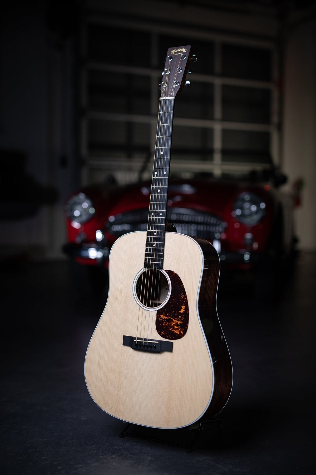 Martin D-13E Road Series Acoustic-Electric Guitar - Natural