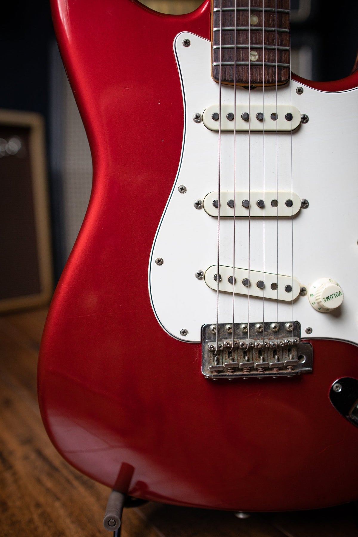 1966 Fender Stratocaster Electric Guitar - Candy Apple Red
