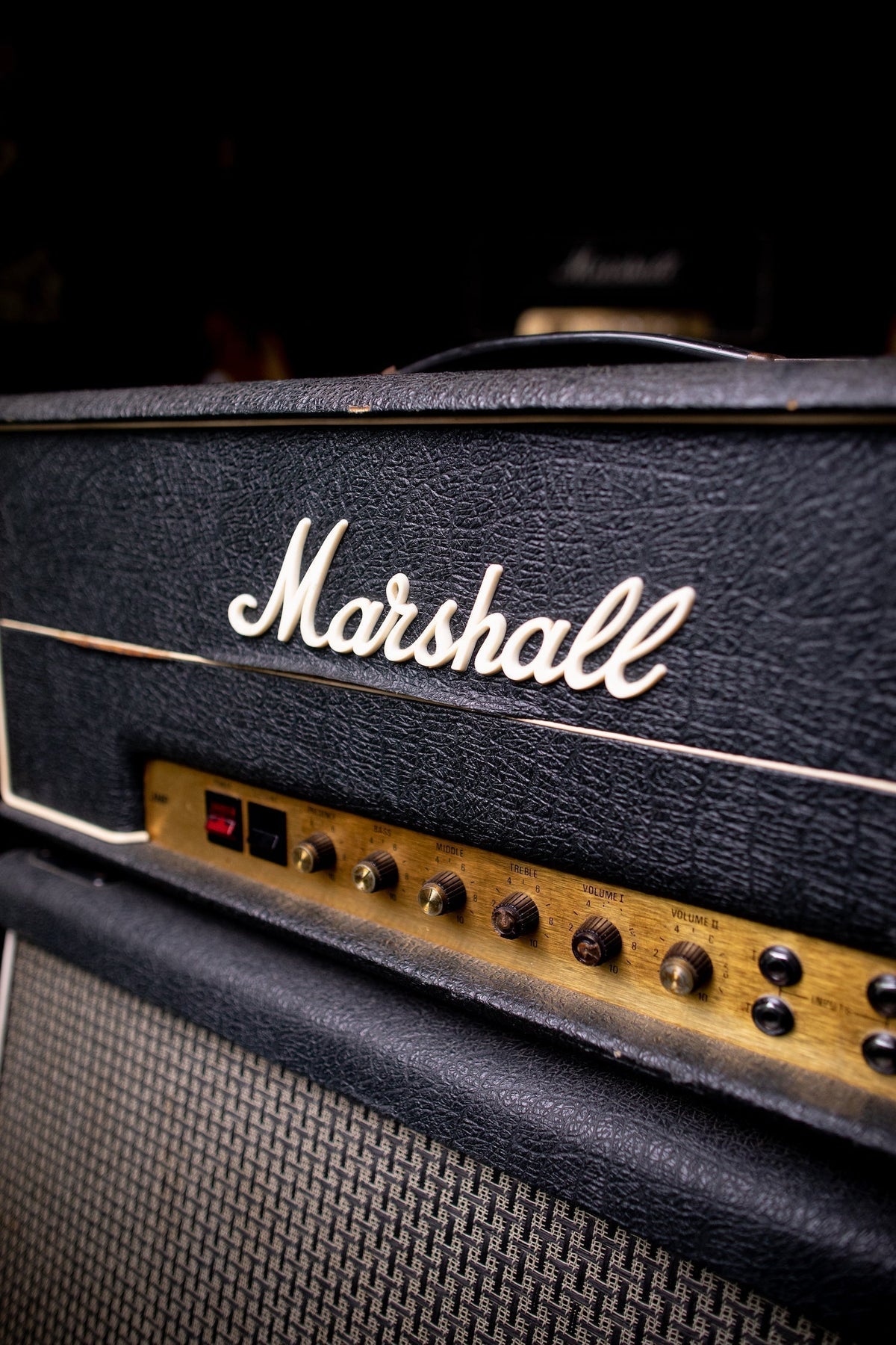 1977 Marshall JMP 50 / 1987 MKII Tube Head