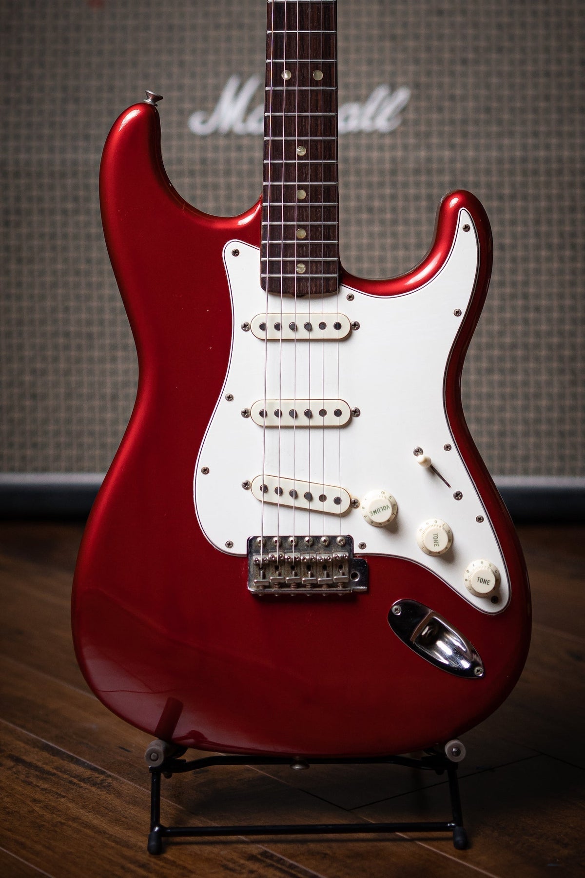 1966 Fender Stratocaster Electric Guitar - Candy Apple Red