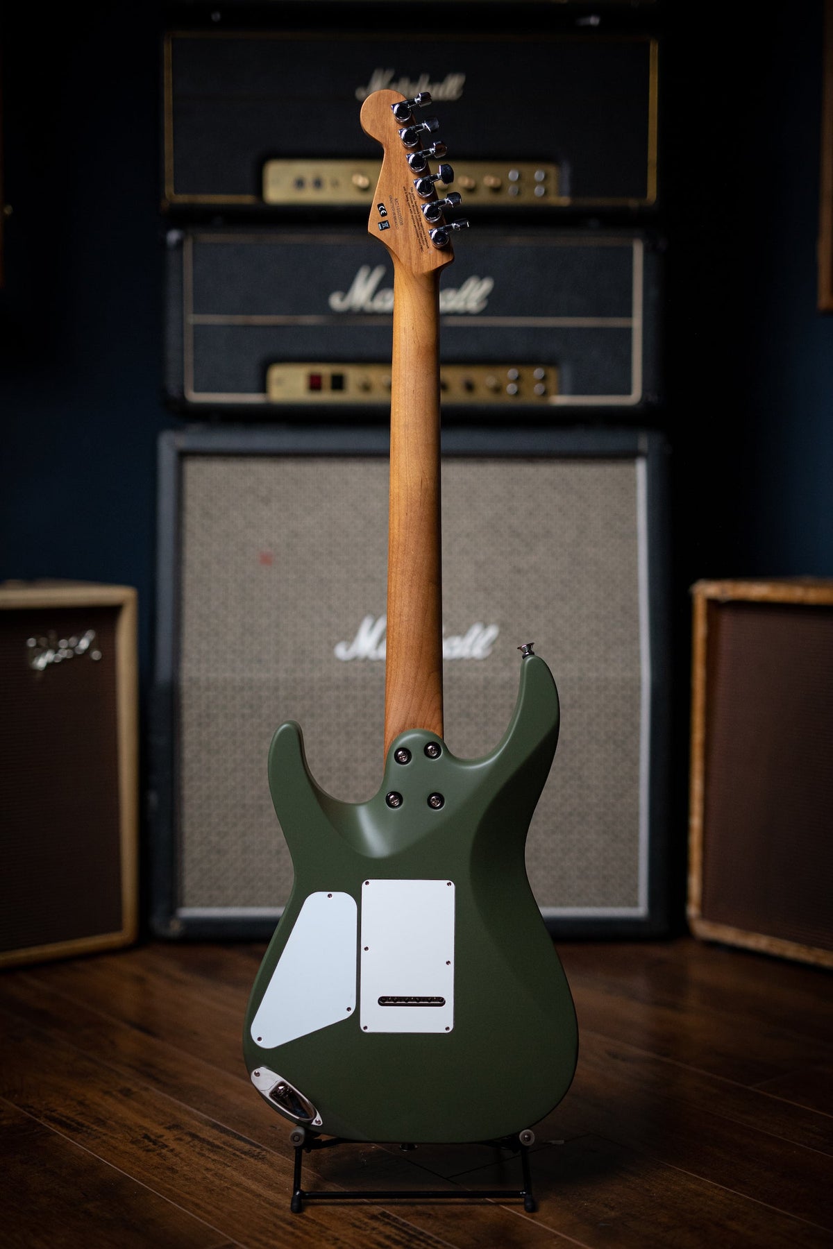 Charvel Pro-Mod DK24 HSH Electric Guitar - Matte Army Drab