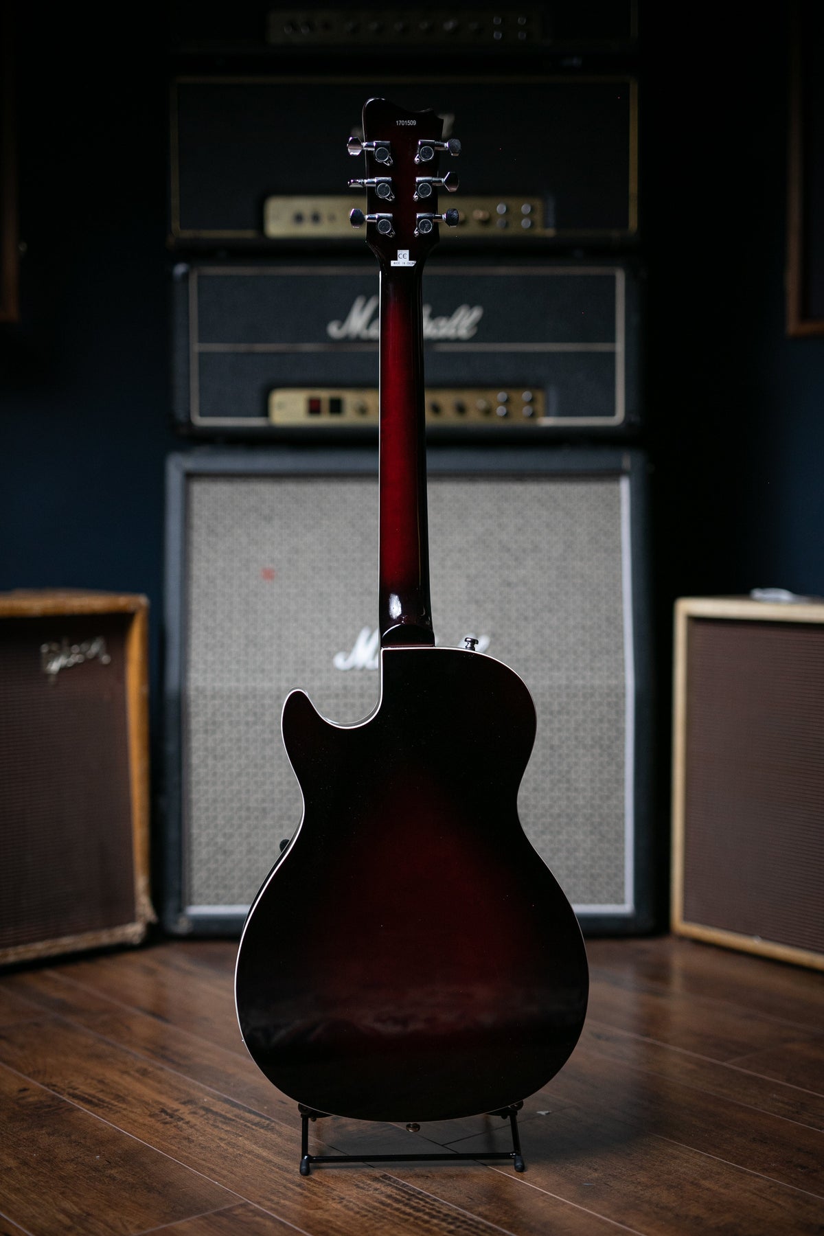 Airline Mercury DLX Electric Guitar - Burgundy Burst