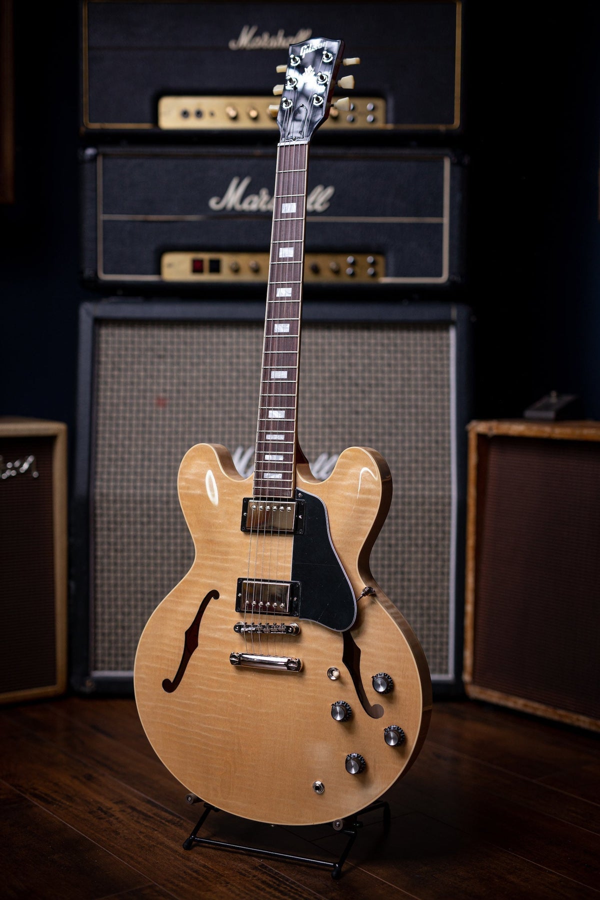 Gibson ES-335 Figured Electric Guitar - Antique Natural