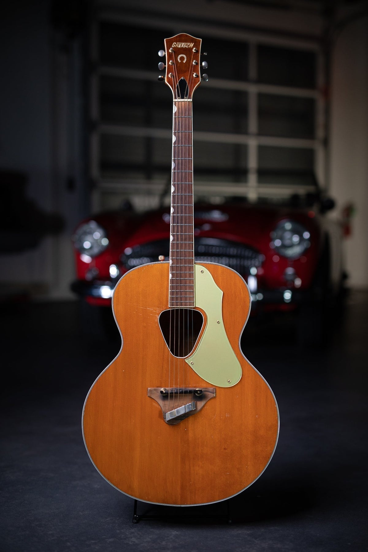 1962 Gretsch Rancher Jumbo Acoustic Guitar - Western Orange