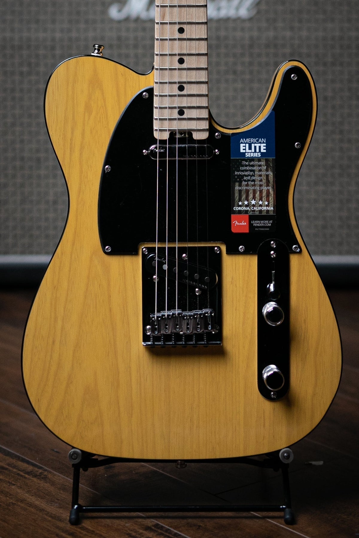 Fender American Elite Telecaster Electric Guitar - Butterscotch Blonde