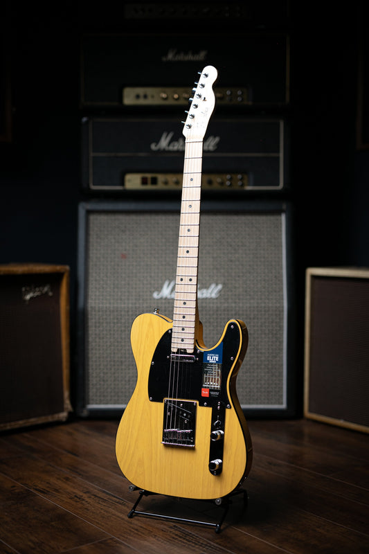 Fender American Elite Telecaster Electric Guitar - Butterscotch Blonde
