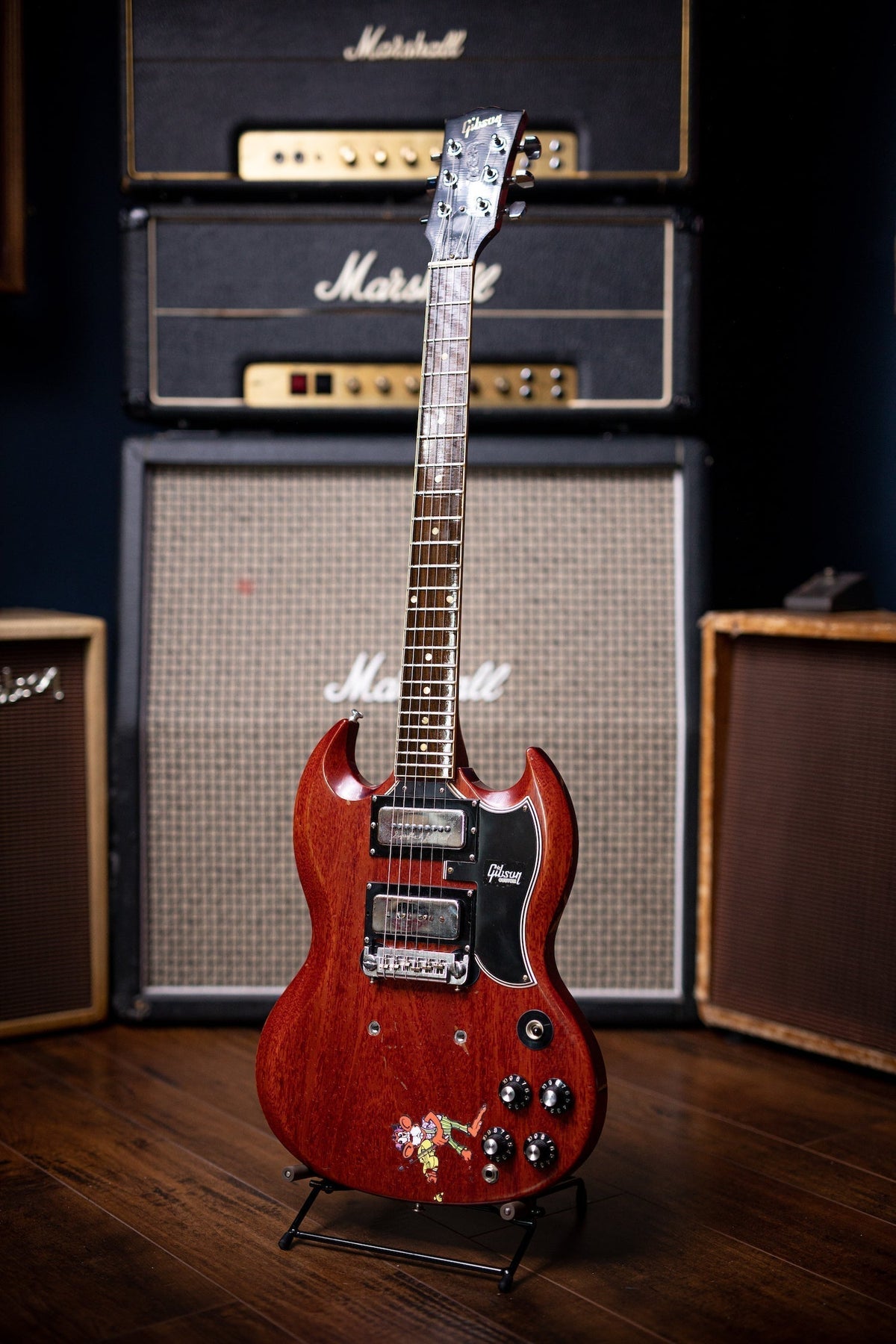 Gibson Tony Iommi "Monkey" 1964 SG Special Replica Right Handed Electric Guitar - Aged Cherry