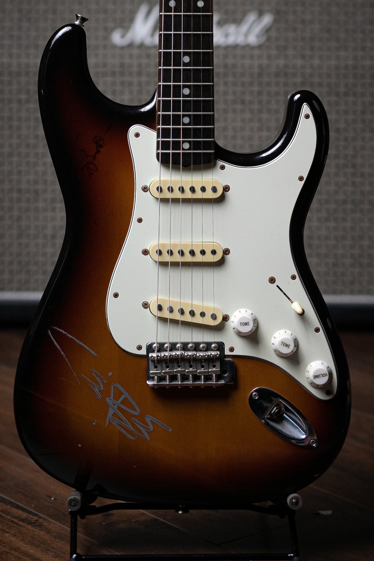 1990’s Fender Stratocaster Electric Guitar [Signed by Cream] - Sunburst