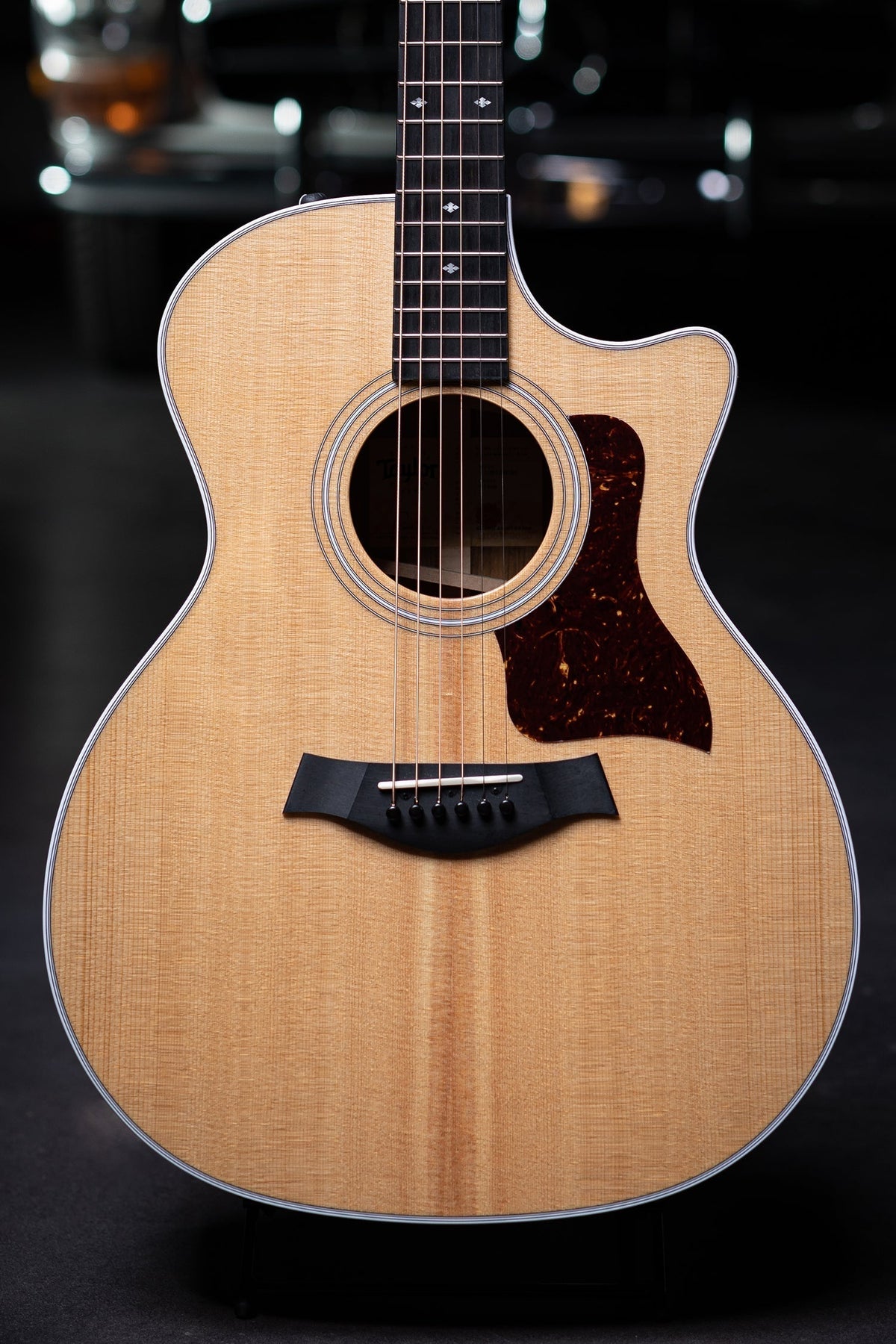 Taylor 414ce Ovangkol Back & Sides and V-Class Bracing Acoustic-Electric Guitar - Natural