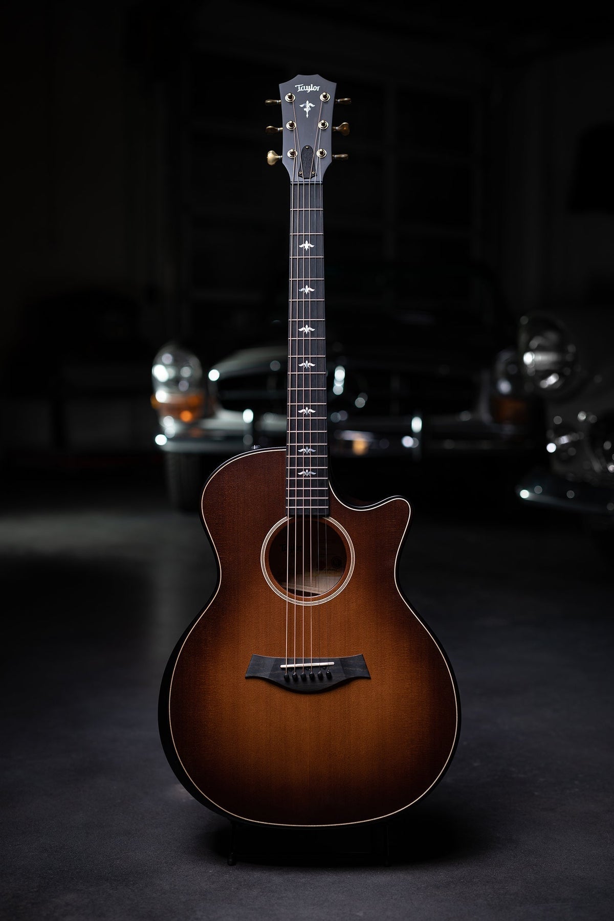 Taylor 614ce Builder's Edition Acoustic-Electric Guitar - Wild Honey Burst