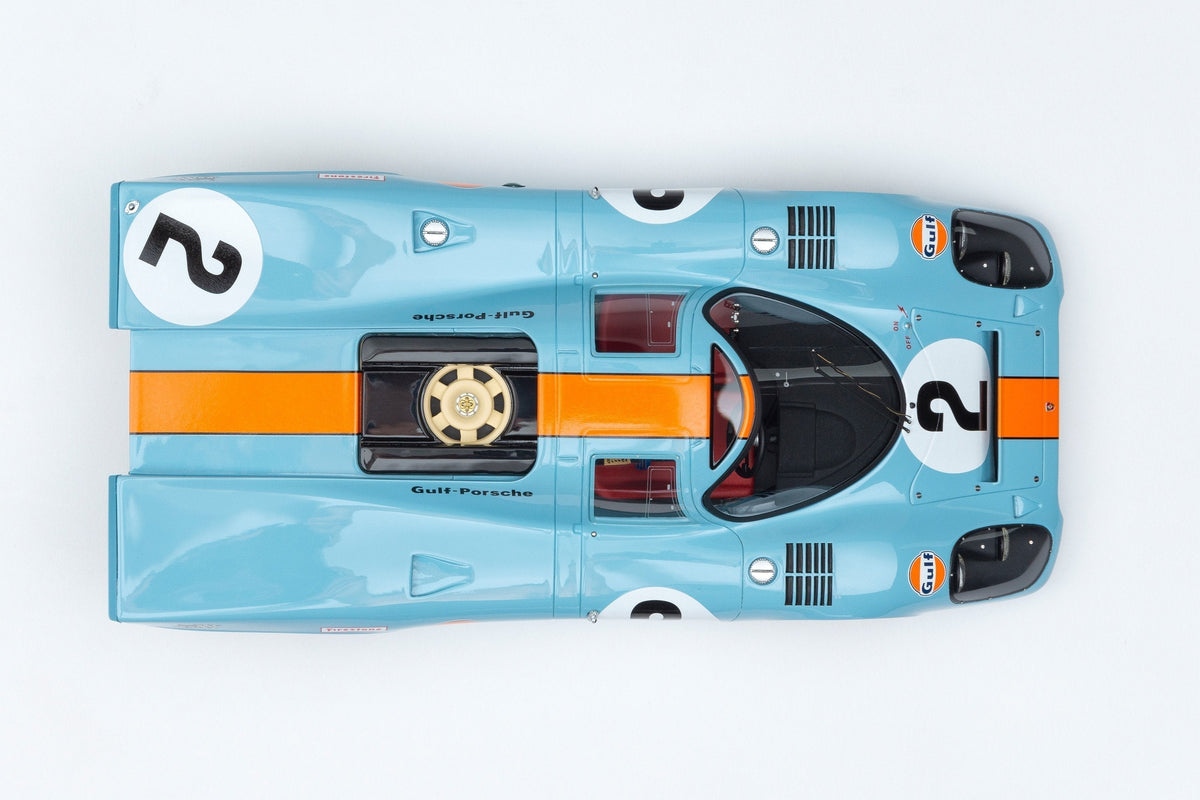 Amalgam Collection - Porsche 917K  1970 Daytona Winner  Road & Track Edition  1:18 Scale