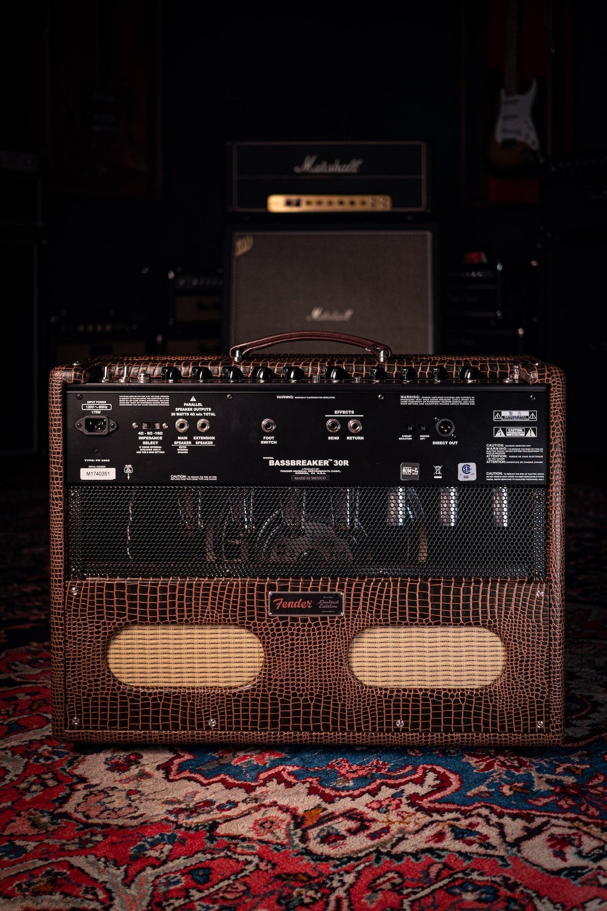 Fender Bassbreaker 30R Namm 2020 Combo Amp Alligator